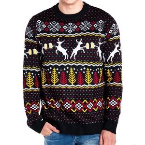 Tipsy Elves Caribrew Christmas Sweater‎ NWT XL